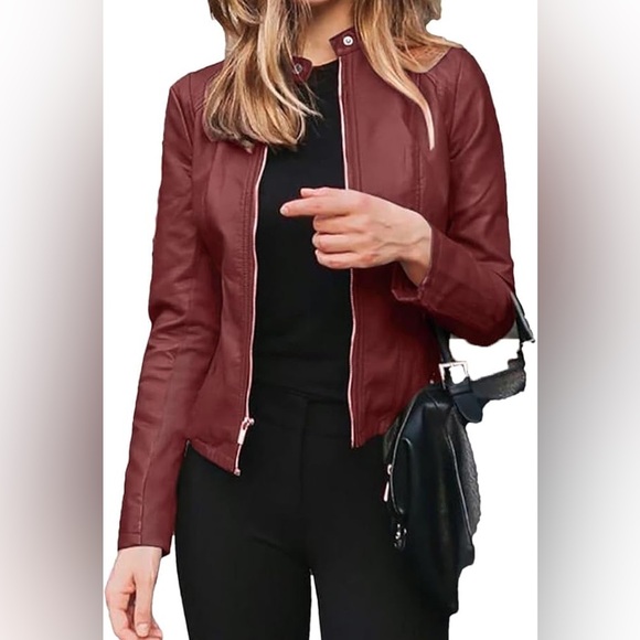 Express Minus the Leather Double Peplum Jacket - Picture 2 of 16
